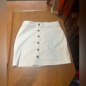 White skirt